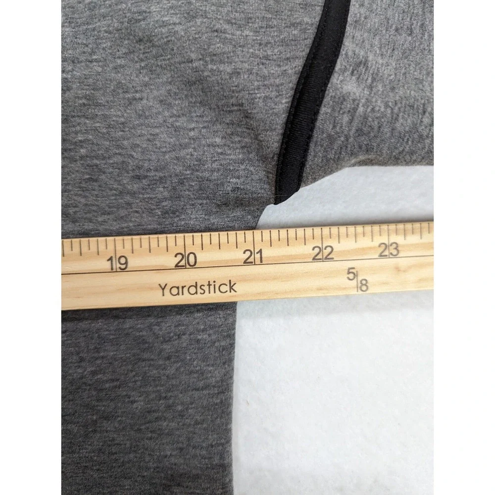 Champion Womens Jacket‎ Zipper Size L Polyester Blend Black Gray